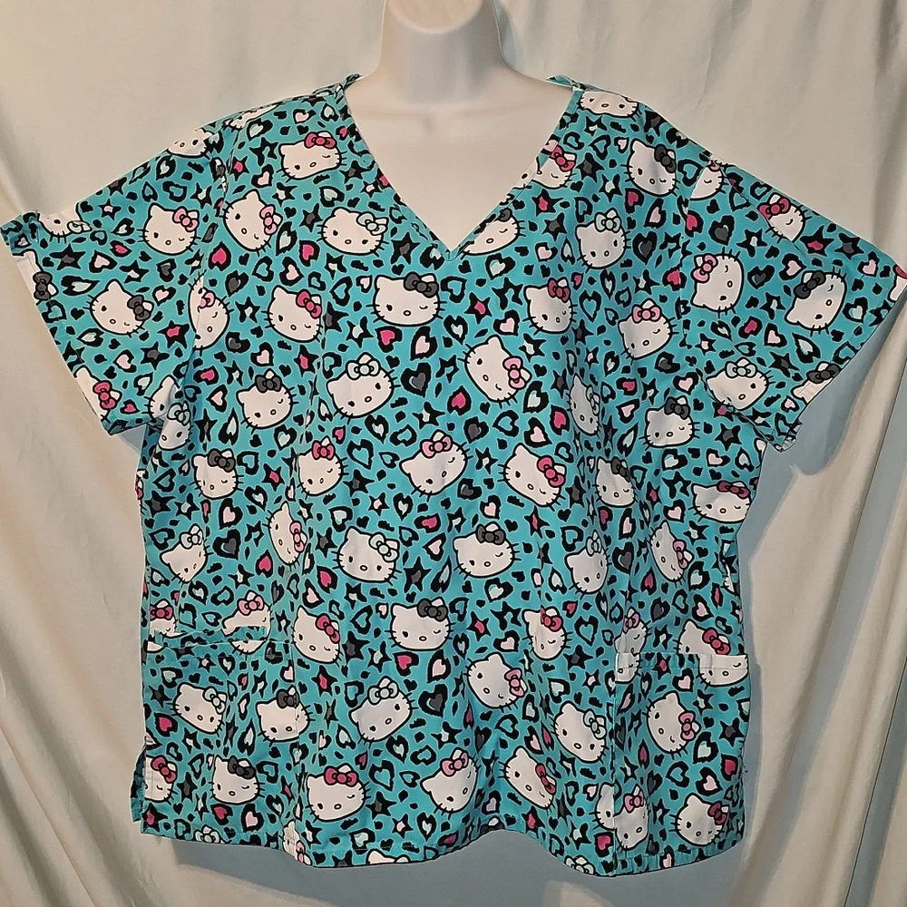 Hello Kitty Scrub Top - Picture 1 of 10